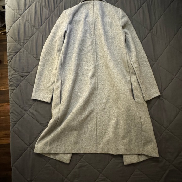 Zara Classic Gray Trench Coat - Picture 9 of 11